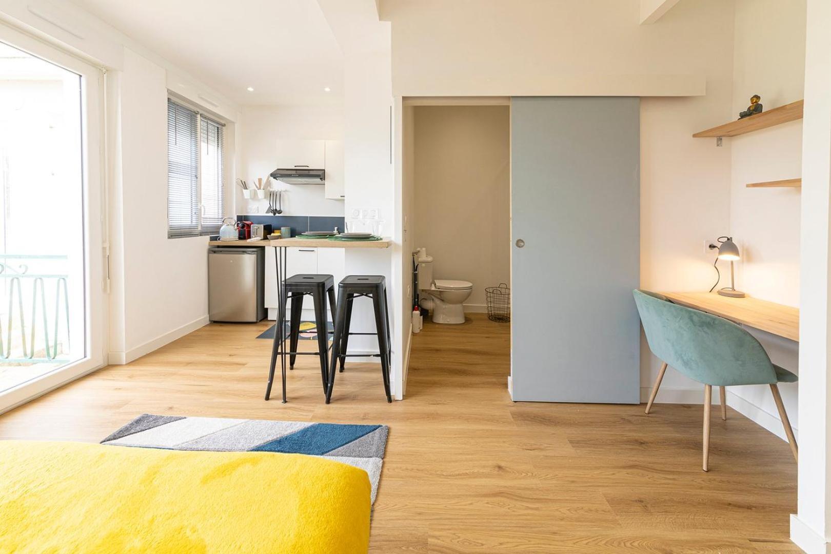 Le Yellow, Studio Renove, Tout Confort, Jardin Apartment Saint-Jacques-de-la-Lande Exterior photo